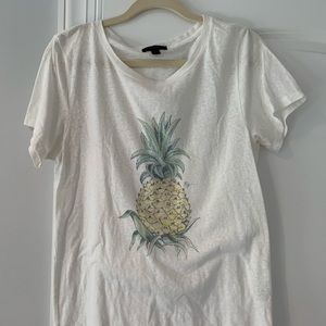J crew pineapple tee